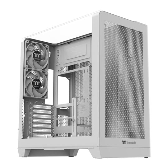 Thermaltake The View 390 Snow White Dual Chamber Mid Tower Tempered Glass PC Gaming Case