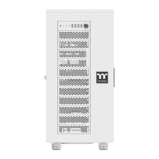 Thermaltake AX700 TG Tempered Glass Snow White Super Tower PC Case : image 3