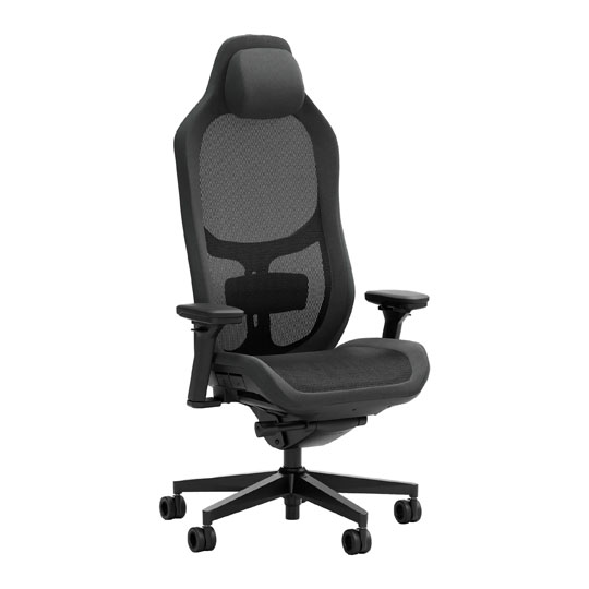 Open Box Fractal Refine Adjustable Gaming Chair Mesh Dark : image 2