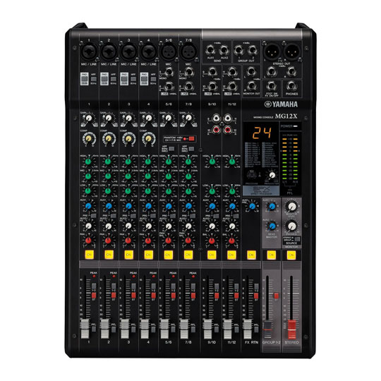 (B-Stock) Yamaha - MG12X CV- 12-Channel Mixing Console With SPX : image 2