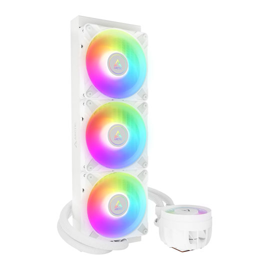 Open Box Arctic Liquid Freezer III 360 ARGB White All In One Liquid CPU Cooler : image 2