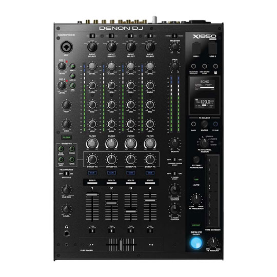 Denon X1850 PRIME Professional 4-Channel DJ Club Mixer : image 3