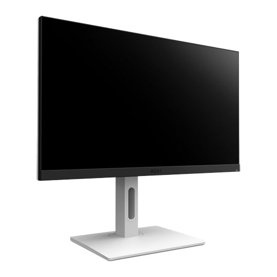 NZXT Canvas 25F 24.5" FHD 240Hz White Gaming Monitor with Stand : image 1