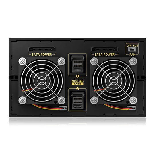 Refurbished ICY BOX Backplane for 8x 2.5" SATA/SAS Drives : image 4