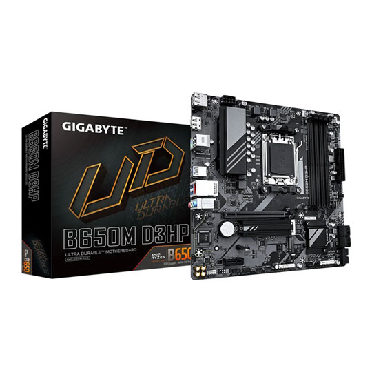 Refurbished Gigabyte AMD Ryzen B650M D3HP AX AM5 DDR5 microATX Motherboard