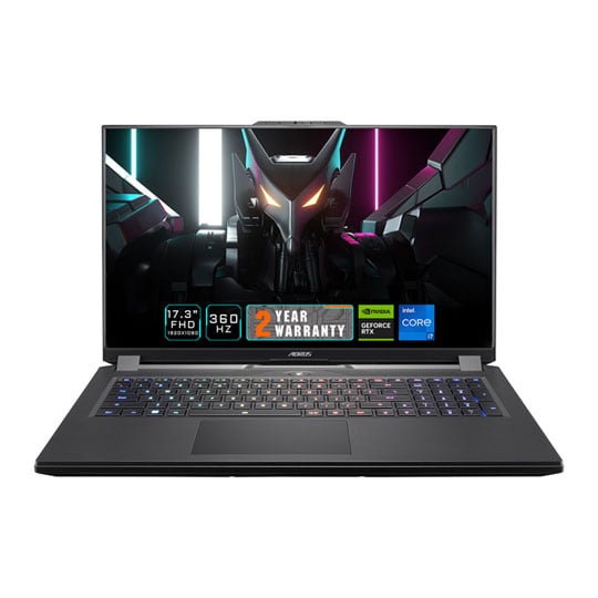 Refurbished Gigabyte AORUS 17H 17" FHD 360Hz i7 GeForce RTX 4080 Gaming Laptop : image 1