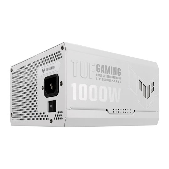 ASUS TUF Gaming White Edition 1000W 80+ Gold PCIE 5.0 Power Supply ATX3.0 : image 2