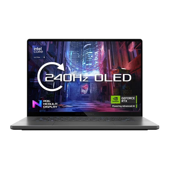 ASUS ROG Zephyrus G16 GU605CR-QR112W 16" QHD+ 240Hz Core Ultra 9 RTX 5070 Ti Gaming Laptop