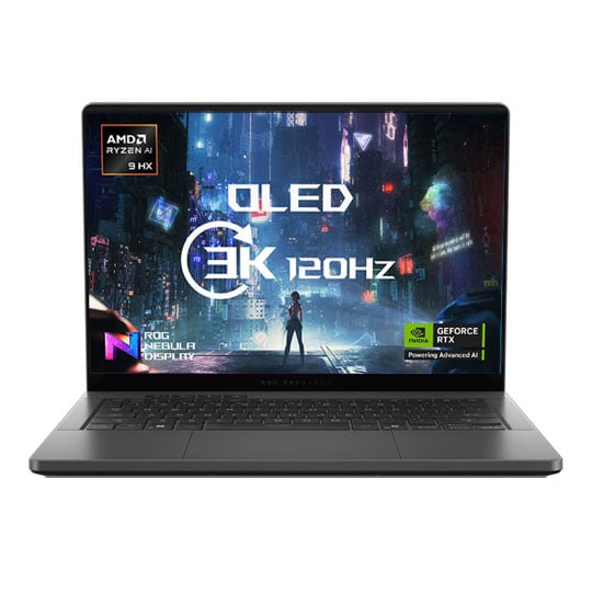 ASUS ROG Zephyrus G14 OLED 3K 120Hz AMD Ryzen AI 9 RTX 5070 Ti Gaming Laptop