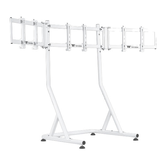 Thermaltake Triple Monitor Stand for Racing Simulator White : image 2