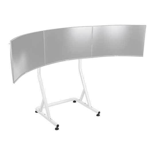 Thermaltake Triple Monitor Stand for Racing Simulator White : image 4