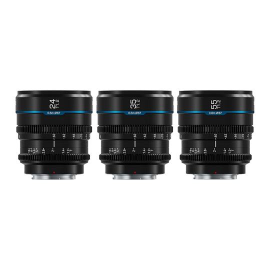 Sirui Night Walker T1.2 S35 Cine 3-Lens Kit (E Mount)