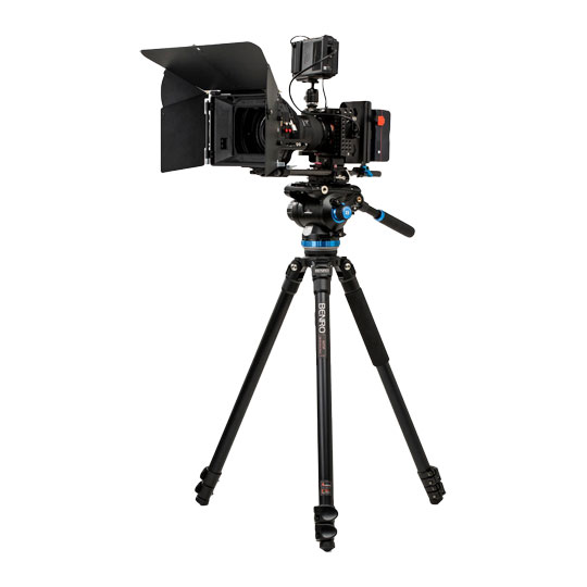 Benro A373F Aluminum Single Tube S8PRO Head - 75mm Half Ball Adapter, 3 Leg Sections, : image 3