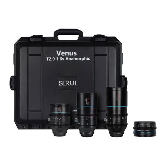Sirui Venus T2.9 1.6x 3 Lens Kit With 1.25x Adapter (E Mount)