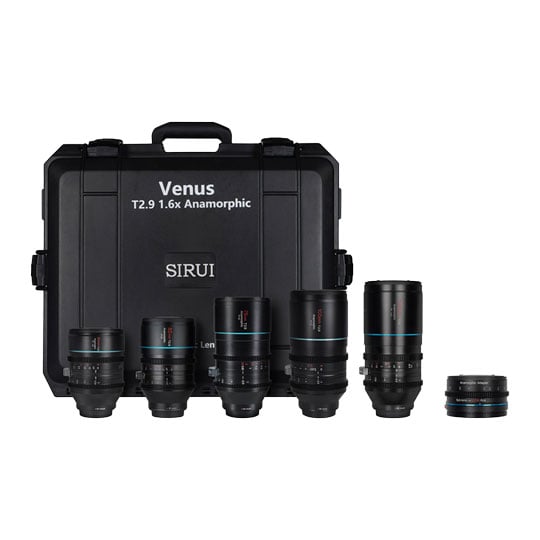 Sirui Venus T2.9 1.6x 5 Lens Kit With 1.25x Adapter (L Mount)
