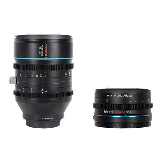 Sirui 35mm Venus T2.9 1.6x Full-Frame Anamorphic Lens With 1.25x Adapter (L Mount)