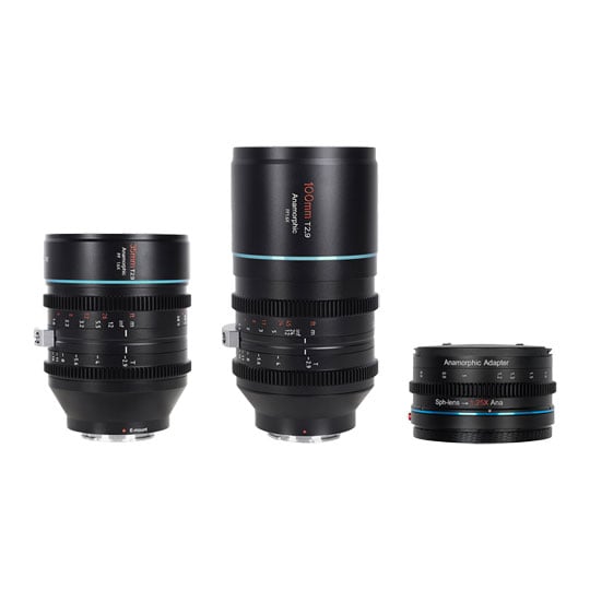 Sirui Venus T2.9 1.6x 2 Lens Kit With 1.25x Adapter (RF Mount)