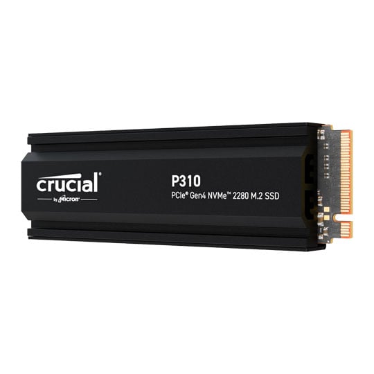 Crucial P310 2TB M.2 (2280) PCIe Gen 4 NVMe SSD w/ Heatsink : image 3