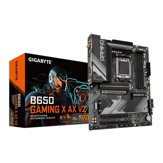 Gigabyte AMD Ryzen B650 GAMING X AX V2 AM5 DDR5 WiFi 6E ATX Motherboard AMD EXPO