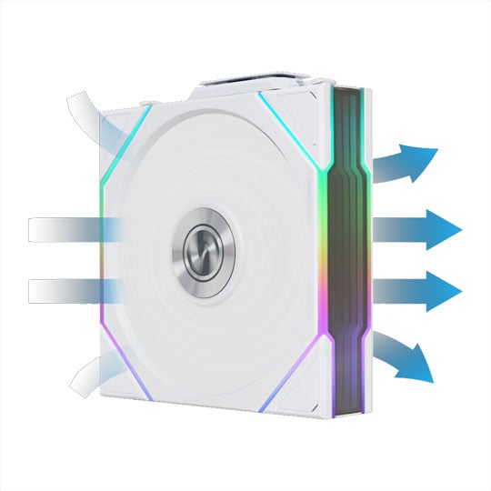 Lian Li UNI TL Wireless 120mm ARGB PWM Fan White
