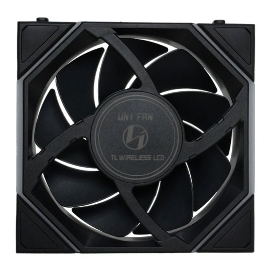Lian Li UNI TL LCD Wireless 120mm ARGB PWM Fan Black 3 Pack with L-Wireless Hub : image 3