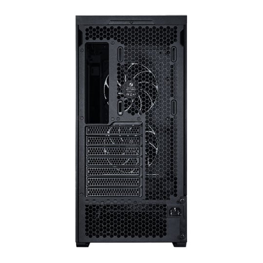 Lian Li LANCOOL 207 Digital Black Mid Tower Compact Tempered Glass PC Gaming Case with 6" LCD Screen : image 4