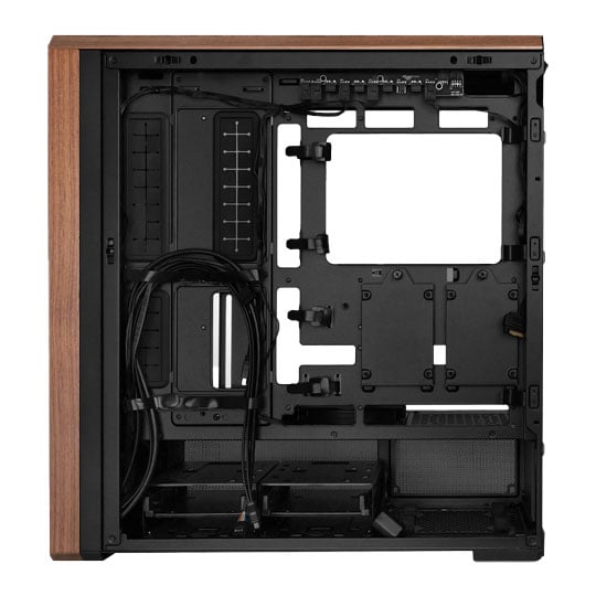 Lian Li LANCOOL 217 Black Wood Panel Tempered Glass Mid Tower PC Gaming Case : image 3