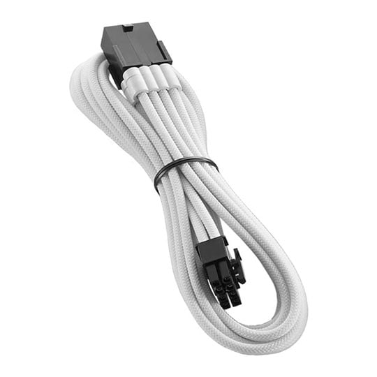 CableMod Pro ModMesh 45cm White Sleeved 8-pin PCIe Cable Extension