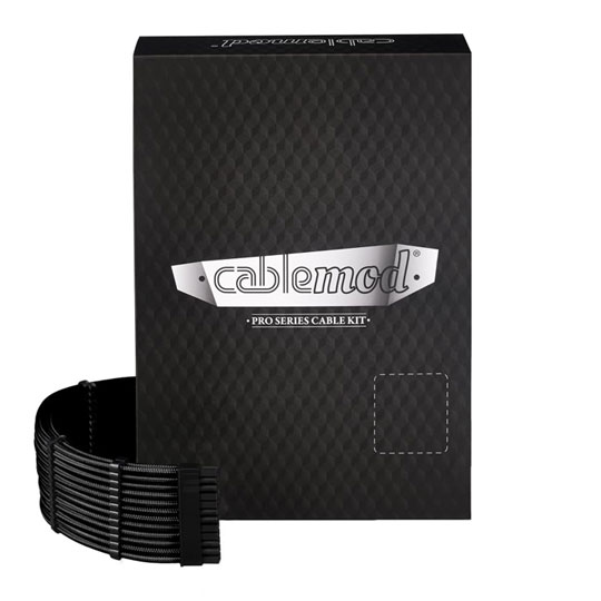 CableMod C-Series Pro ModMesh Sleeved 12V-2x6 12VHPWR Cable Kit Black for EVGA G / G+ / P / P+ / T