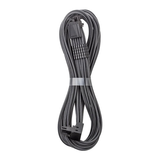 CableMod Pro Universal Carbon Sleeved 12V-2x6 12VHPWR 90 Degree Direct PCI-e Cable - Variant A