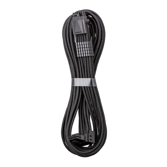 CableMod Pro Universal Black Sleeved 12V-2x6 12VHPWR 90 Degree Direct PCI-e Cable - Variant A