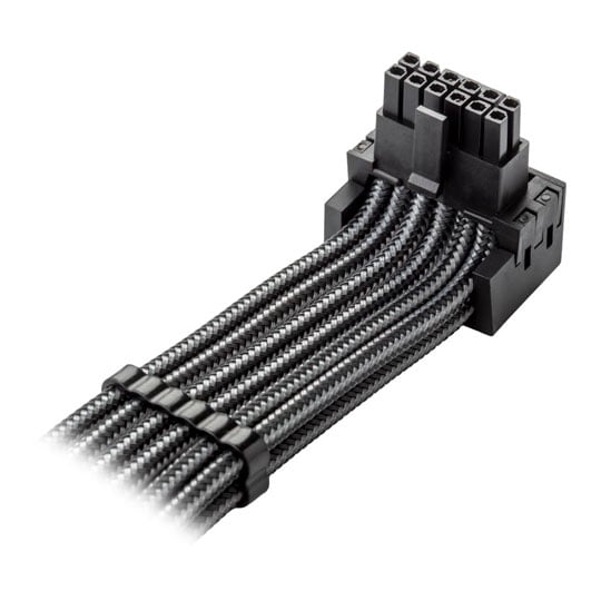 CableMod Pro Universal Carbon Sleeved 12V-2x6 12VHPWR 90 Degree Direct PCI-e Cable - Variant B : image 3