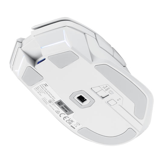 PowerColor ALPHYN AM10 White Optical Wired/Wireless Gaming Mouse : image 3