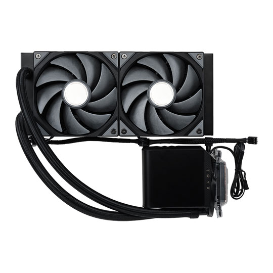 TRYX PANORAMA 240mm Black AIO CPU Liquid Cooler Intel AMD : image 2