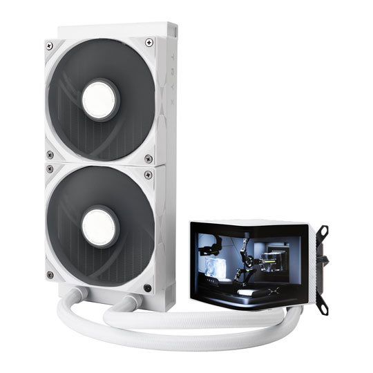 TRYX PANORAMA 240mm White AIO CPU Liquid Cooler Intel AMD : image 3