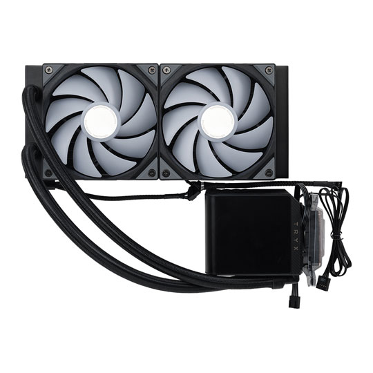 TRYX PANORAMA ARGB 240mm Black AIO CPU Liquid Cooler Intel AMD : image 2