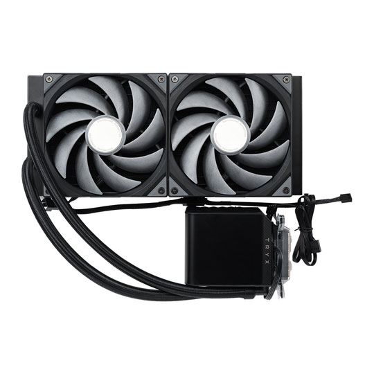 TRYX PANORAMA 280mm Black AIO CPU Liquid Cooler Intel AMD : image 2