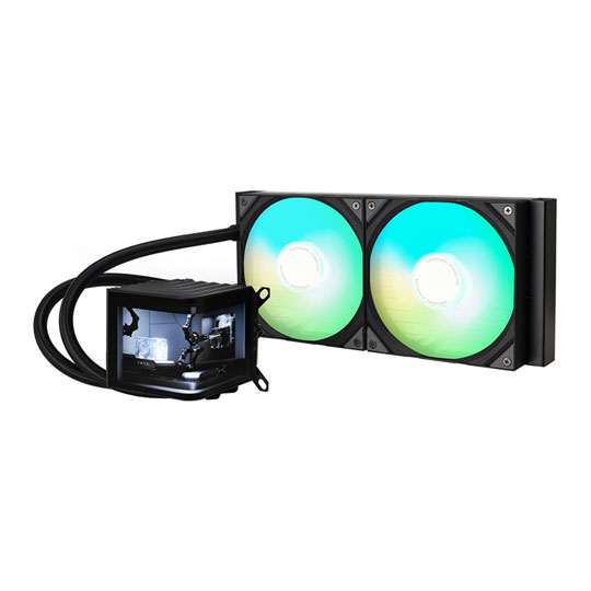 TRYX PANORAMA ARGB 280mm Black AIO CPU Liquid Cooler Intel AMD : image 1