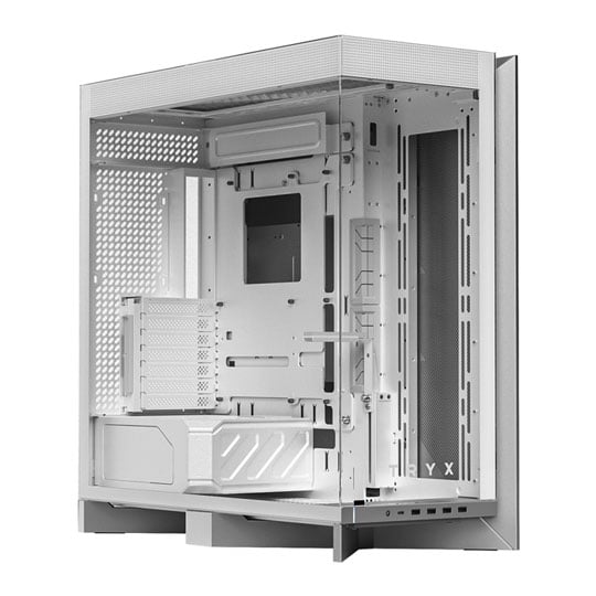 TRYX LUCA L70 White Mid-Tower Tempered Glass E-ATX PC Gaming Case : image 1