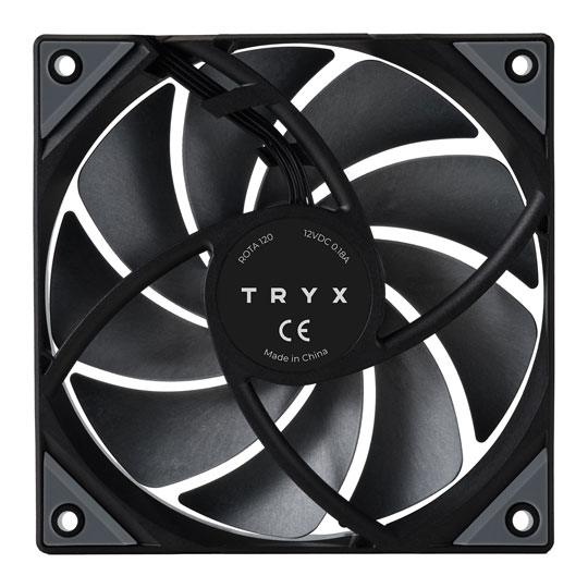 TRYX ROTA PRO 120 Black 120mm PWM Performance Fan : image 4