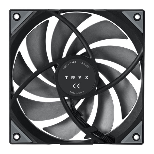 TRYX ROTA PRO 140 Black 140mm PWM Performance Fan : image 4