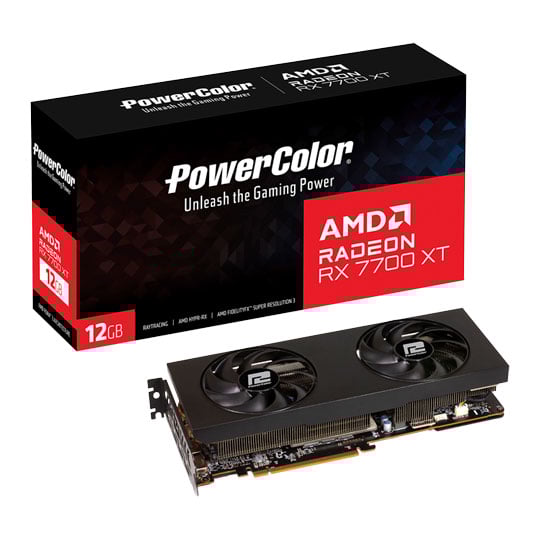 PowerColor AMD Radeon RX 7700 XT 12GB Graphics Card