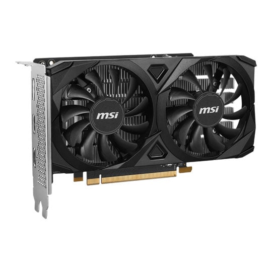 MSI NVIDIA GeForce RTX 3050 6GB VENTUS 2X E OC Ampere Graphics Card : image 3