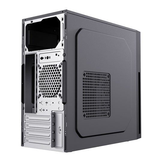 CiT Mentor Black MicroATX Office PC Case : image 4
