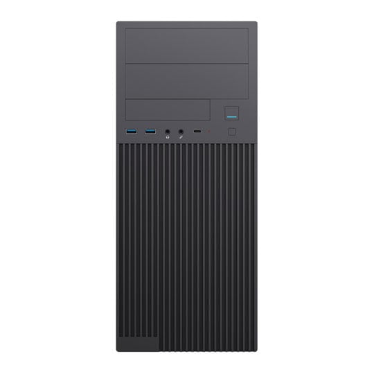 CiT Academy Mid-Tower Office PC Case with 500W PSU : image 3