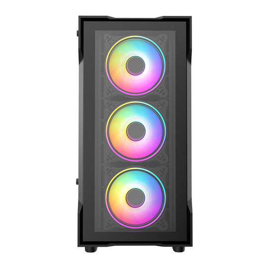 CIT Tornado Black MicroATX PC Gaming Case : image 3