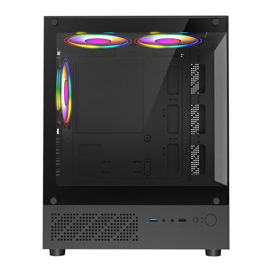 CIT Celsius Black MicroATX PC Gaming Case