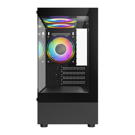CIT Celsius Black MicroATX PC Gaming Case : image 3