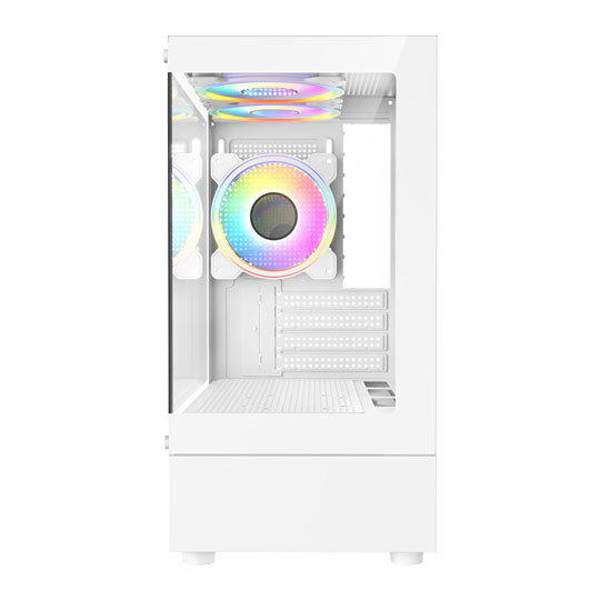 CIT Celsius White MicroATX PC Gaming Case : image 3