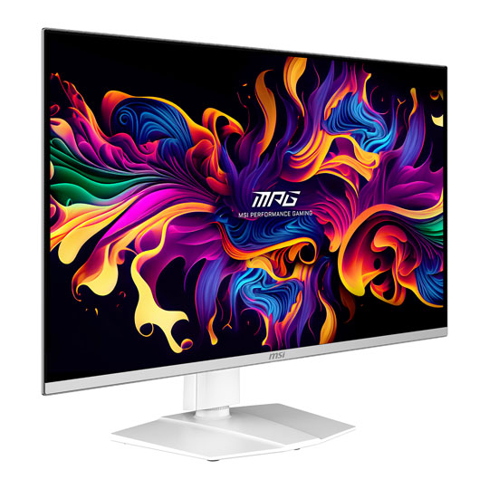 MSI 31.5" MPG 321URXW QD-OLED UHD 240Hz White G-Sync Compatible Monitor : image 2
